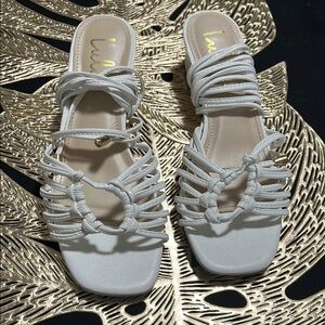 Elegant White Women's Sandals